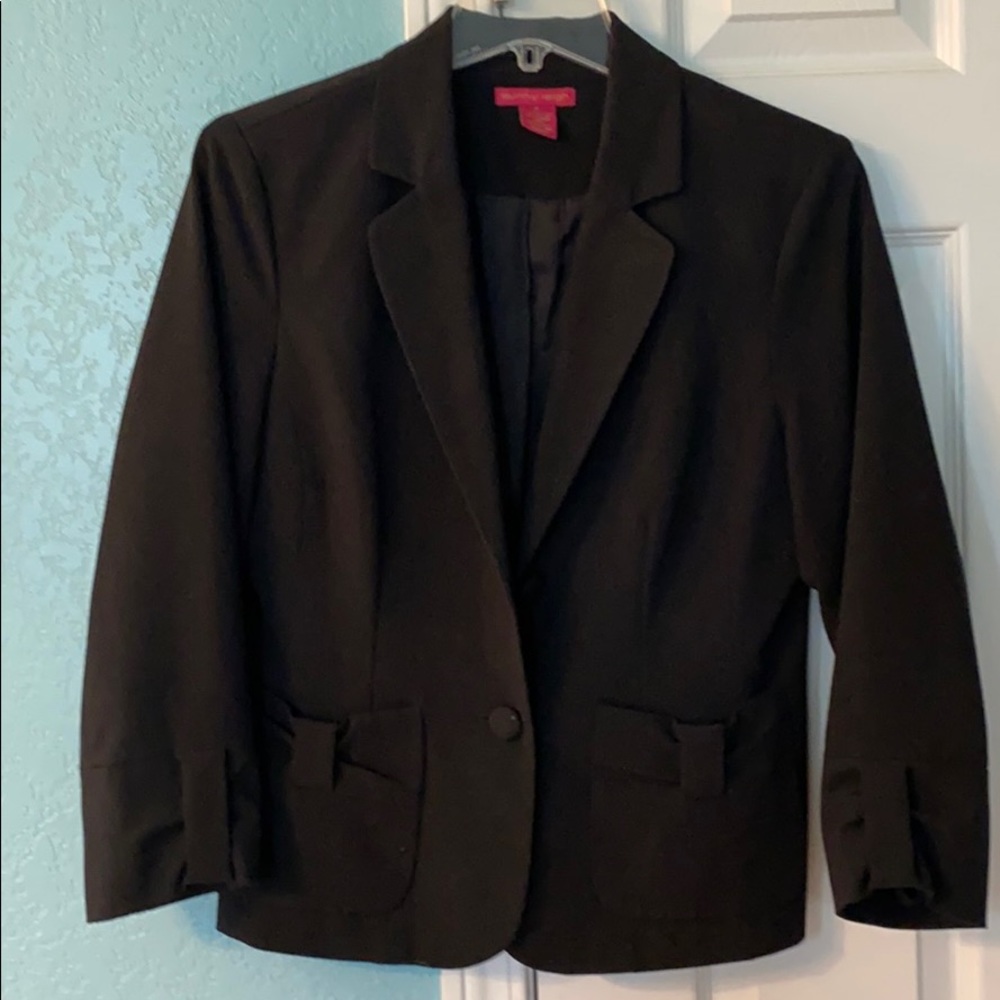 Black 2 piece skirt suit
